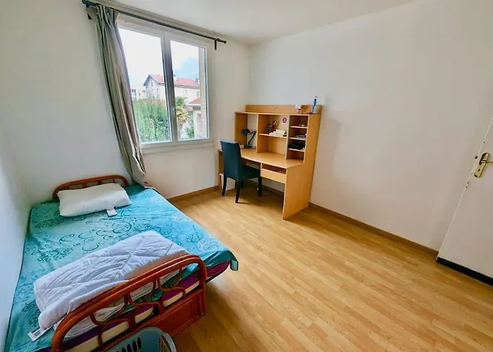 Chambre Au Coeur Grenoble - Calme & Tout Equipe Avec Wifi